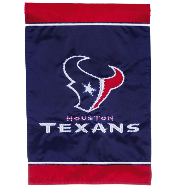 Houston Texans Fiber Optic Garden Banner