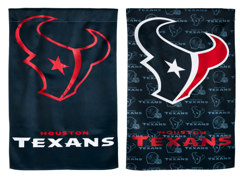 Houston Texans Suede Glitter Flag