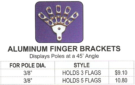 Aluminum Finger Bracket