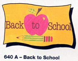 Back to School Flag