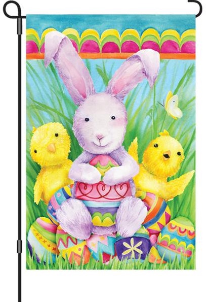 Bunny and Friends Garden Flag