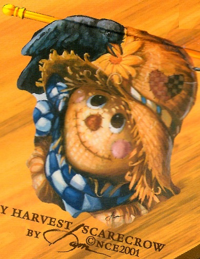 Happy Harvest Scarecrow Banner