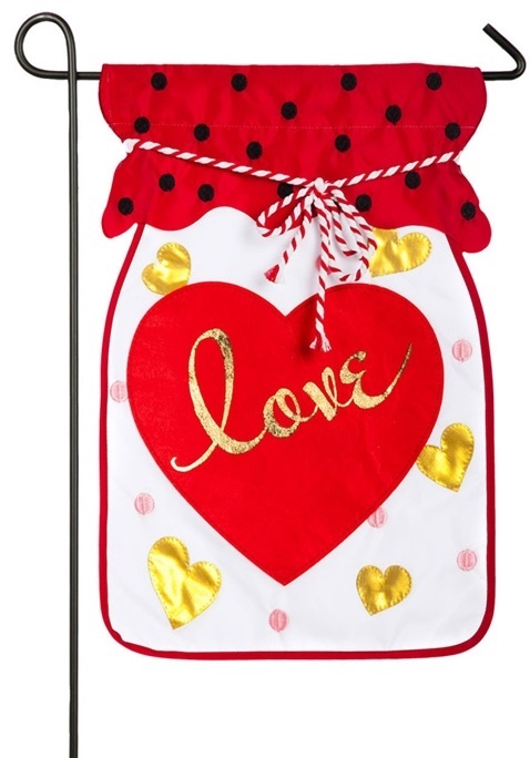 Jars of Love Garden Flag