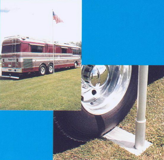 Aluminum Telescopic Flagpole Base