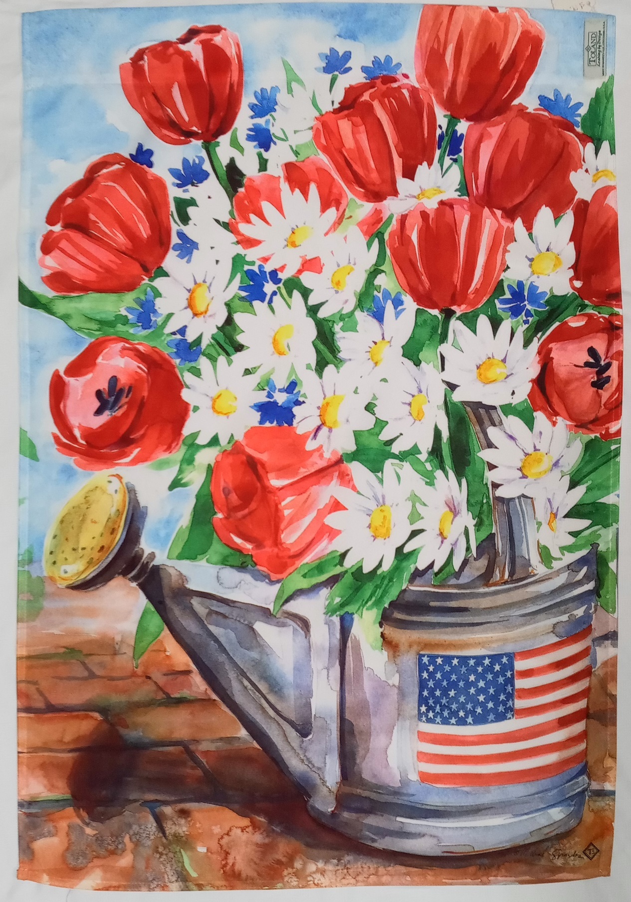 Patriotic Bouquet Banner