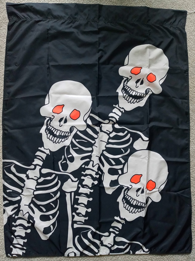 Skeletons Halloween Decorative Banner 