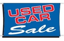 Used Car sale Banner 3 ft x 5 ft